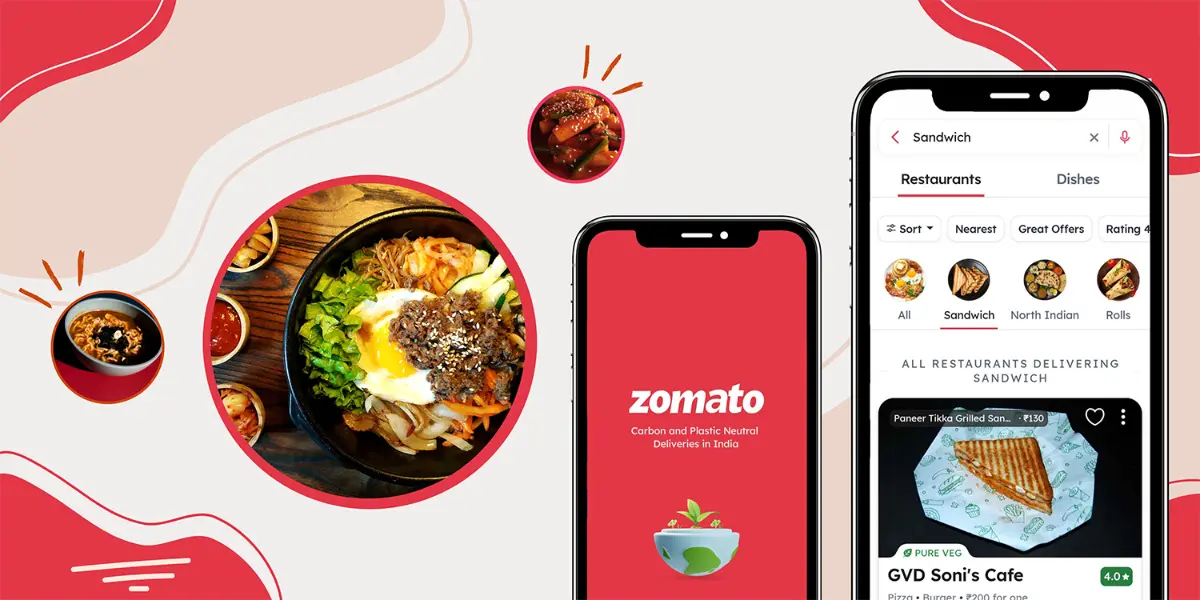 Zomato 앱은 최고의 레스토랑과 카페를 소개합니다.