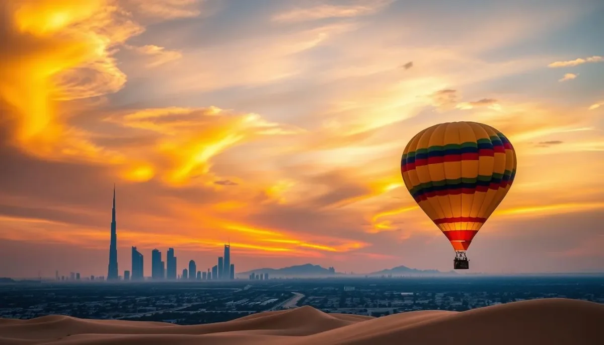 Balloon ride in Dubai