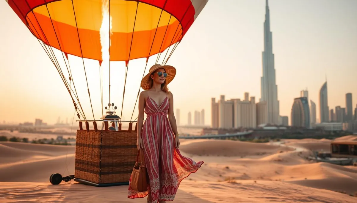 Difference between standard and VIP hot air balloon tour in Dubai
