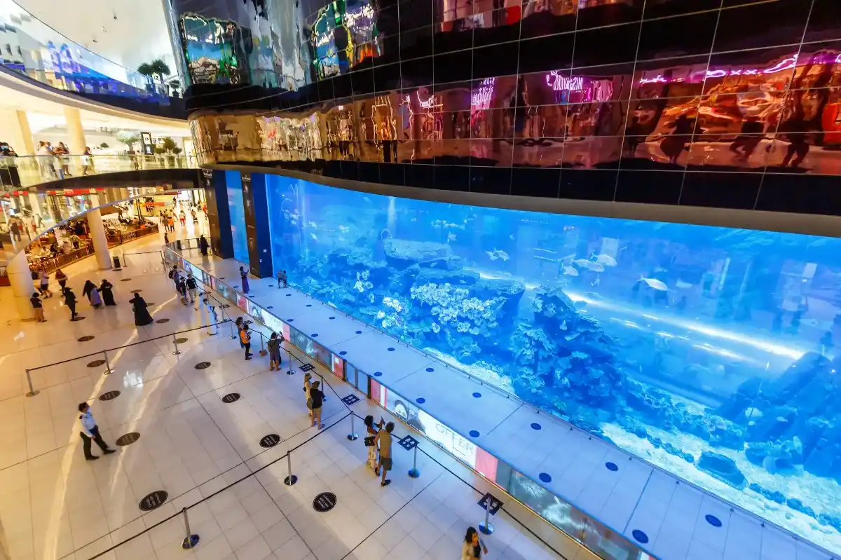 Family entertainment and shopping at Dubai Mall