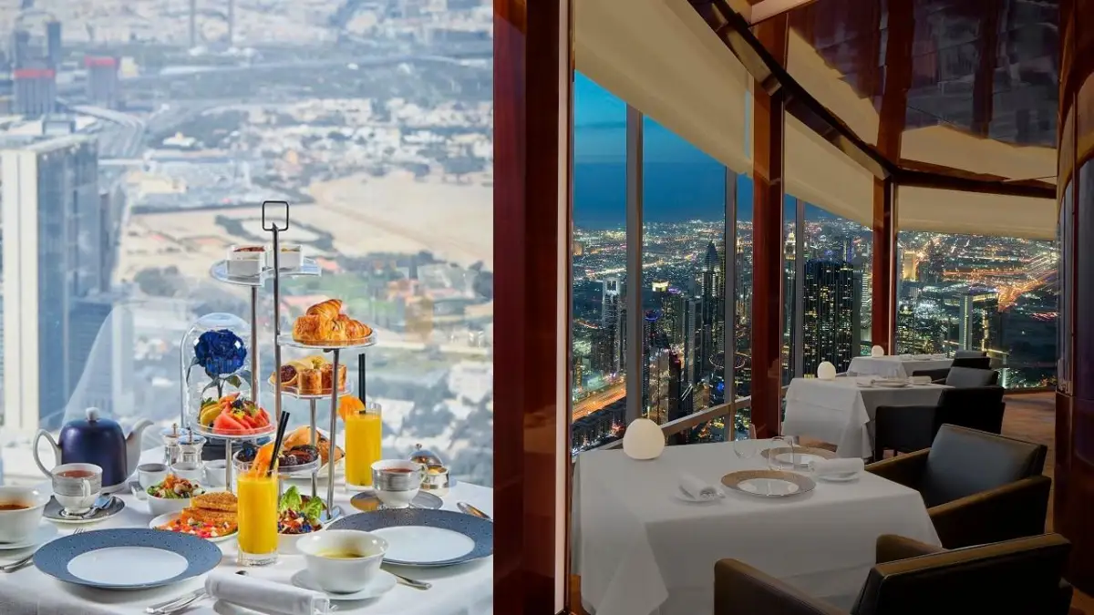 Ausstattung des Restaurants Atmosphere Dubai